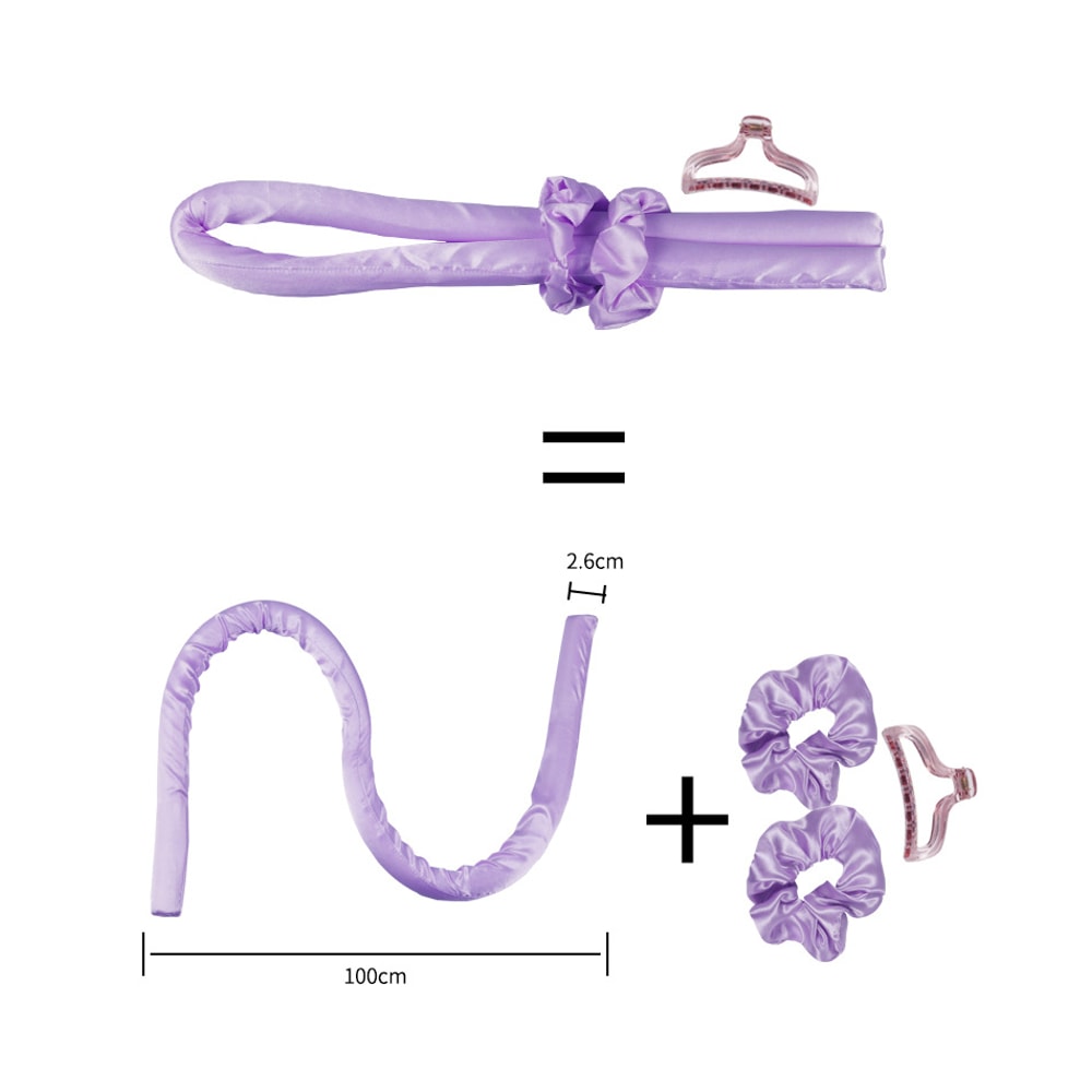 Heatless Curling Rod Headband For Soft Shiny Hair Curls No Heat Curling Tool For Effortless Stylin 5