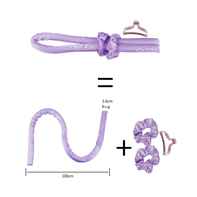 Heatless Curling Rod Headband For Soft Shiny Hair Curls No Heat Curling Tool For Effortless Stylin 5