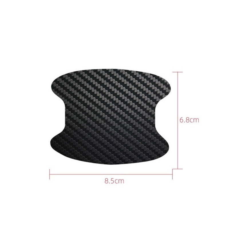Car Door Protector Sticker Carbon Fiber ScratchResistant Auto Handle Protection Film For Stylish E 6