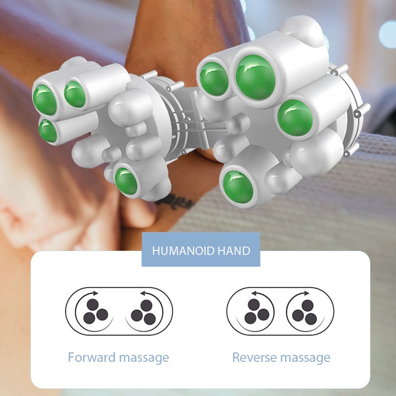 MultiFunctional Neck And Shoulder Massager Adjustable Hot Compress Kneading Tool For Neck Back Sh 2