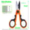 Stainless Steel Fishing Scissors Portable Scissors For Cutting PE Braid Line Lures And Carp Fishin 1