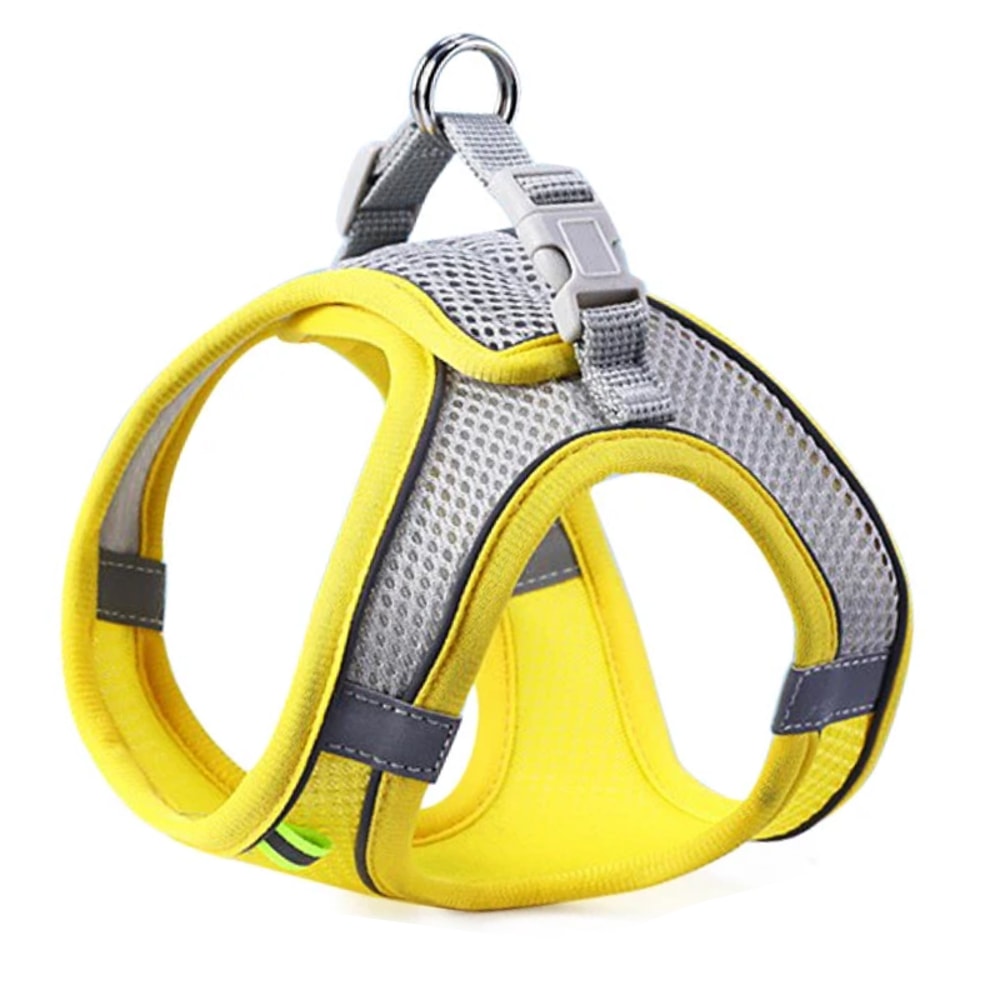 Reflective Adjustable Pet Harness for Small & Medium Dogs Breathable Vest for Outdoor Walking