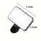 Mini Selfie Fill Light with Adjustable Brightness Rechargeable Clip-On Light for Phones & Computers