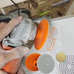 ceramic tile edge grinding disc for angle grinders dry polishing for marble, porcelain, granite, and chamfered edges