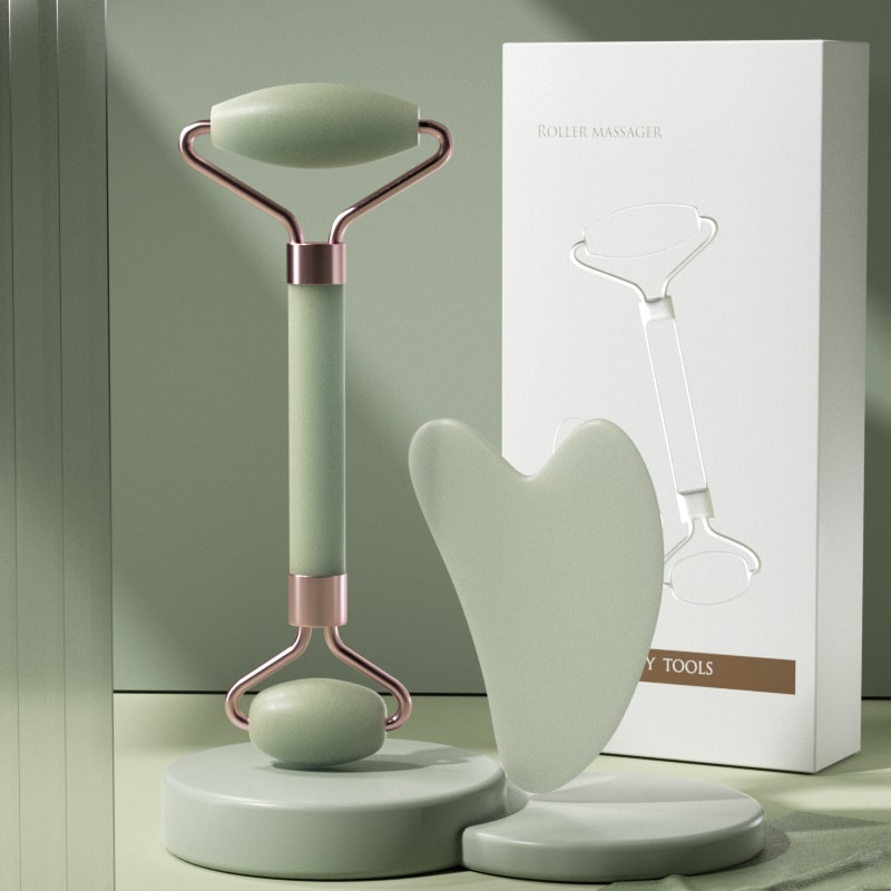 Face Neck And Eye Roller For Facial Massage Resin Beauty Scraping Tool For Muscle Relaxation Skin 9