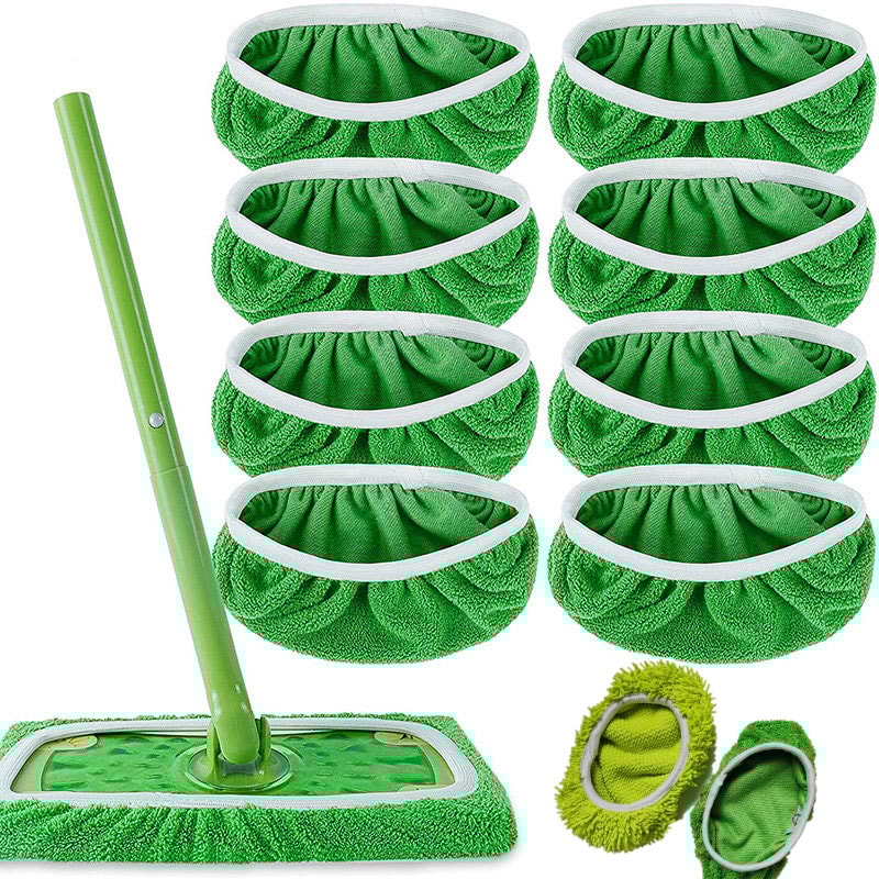 Reusable Microfiber Mop Cloth Absorbent Sponge Replacement For Swiffer Flat Mop Ideal For Househo 0