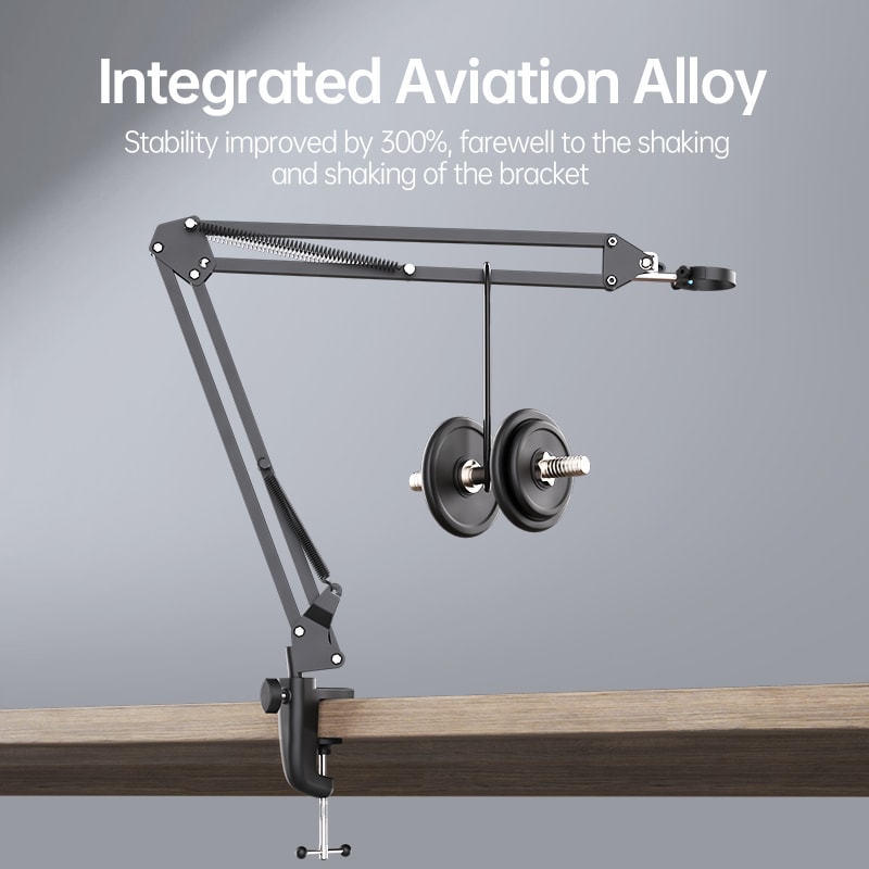 Flexible Microscope Arm Stand Adjustable Metal Bracket Coin Microscope Mount Compatible For Precis 2