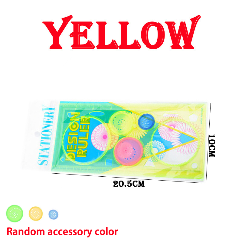 Creative Spirograph Drawing Stencil Set for Kids Educational Art Craft Kit with Floral Templates