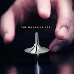 metal gyro spinning top silver hot movie totem fidget toy for stress relief & kids