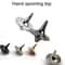 Metal Gyro Spinning Top Silver Hot Movie Totem Fidget Toy for Stress Relief & Kids