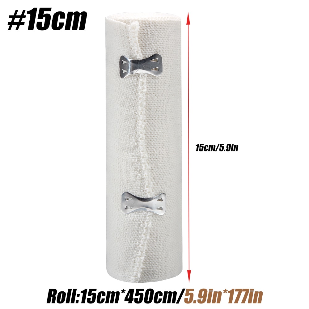 Elastic Compression Bandage Wrap For Sports Injuries Ideal For Sprains Calf Ankle And Foot Support 7