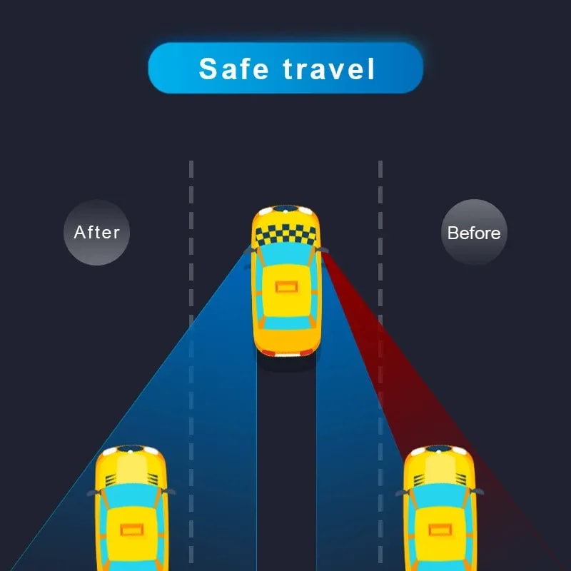 Adjustable Blind Spot Rear View Mirrors For Safer Parking And Reversing Convex Auxiliary Mirrors 4