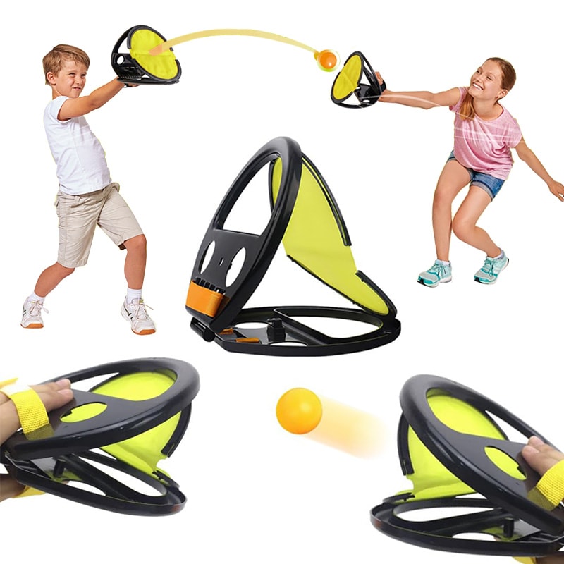 Catch Ball Game for Kids and Adults Outdoor & Indoor Sensory Toy for Hand-Eye Coordination
