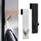 Shaped Stainless Steel Shower Door Hook Towel Bathrobe Holder For Glass Doors 0