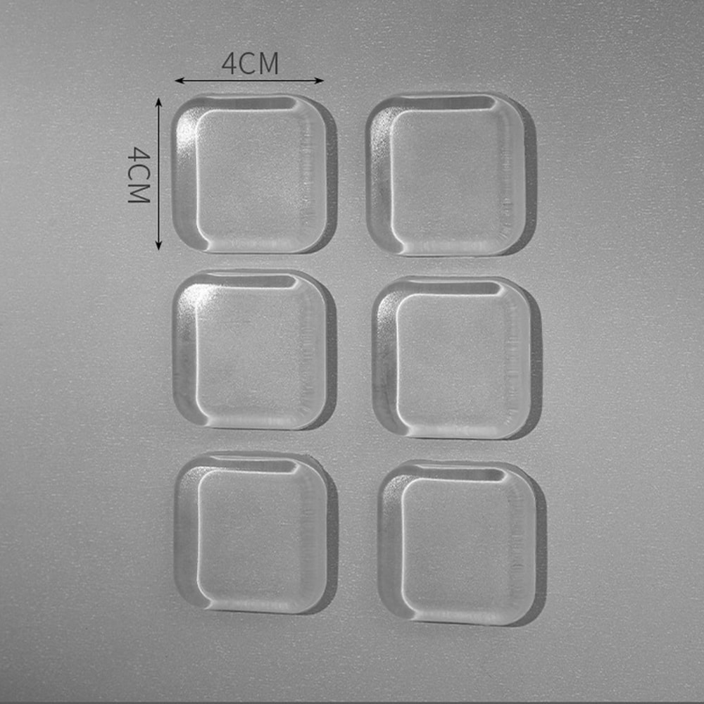 Transparent Silicone Door Stopper Stickers Mute, Anti-Shock, Waterproof Handle Bumpers