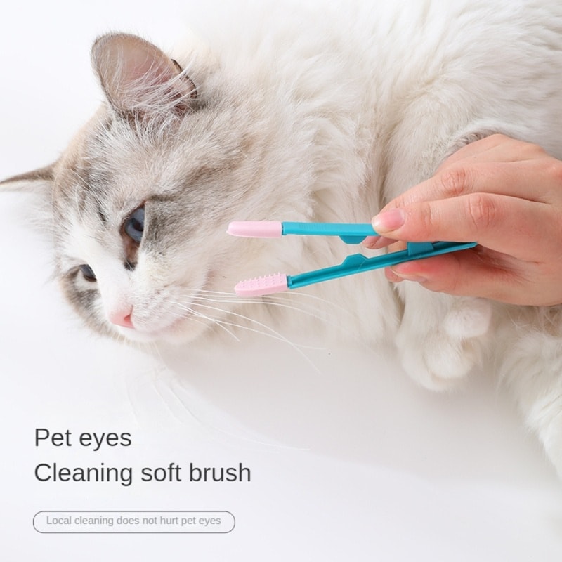 Pet Grooming Comb For Cats Dogs Tear Stain Remover Cleaning Brush For Small Pets 3