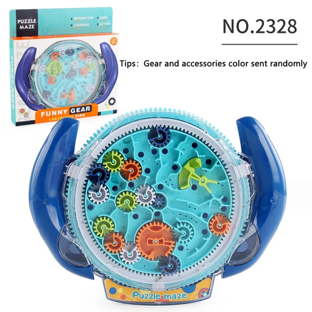 Puzzle Maze Magic Transparent Speed Cube Stress Reliever Rolling Ball Toy For Kids And Adults 7