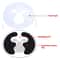 Facial Electrode Pads Gel Non-woven Patch for Electric Acupuncture Massager Self-adhesive Replacement Pads for Pain Re