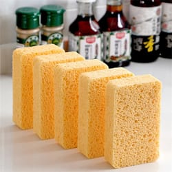 melamine magic sponge eraser for kitchen cleaning dishwasher safe rust remover for cooktops, pans, and tableware