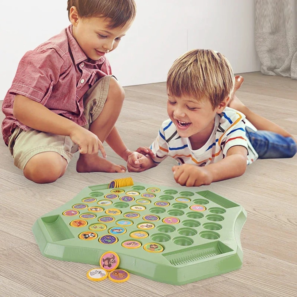 Interactive Animal Flip Chess For Kids Educational ParentChild Game For Concentration And Observat 2