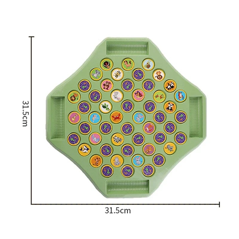 Interactive Animal Flip Chess For Kids Educational ParentChild Game For Concentration And Observat 4