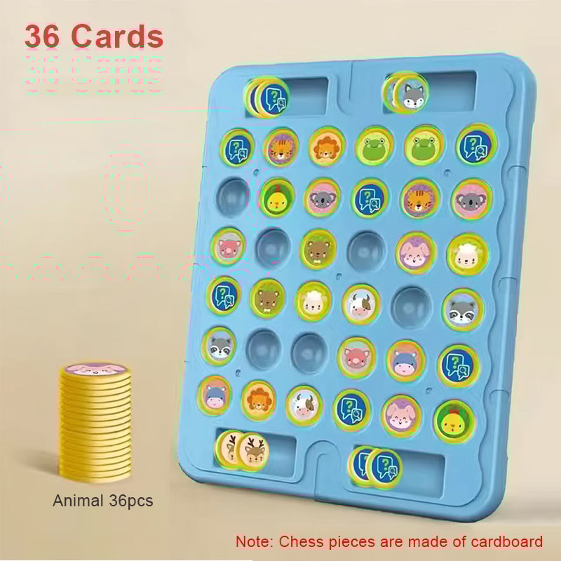 Interactive Animal Flip Chess For Kids Educational ParentChild Game For Concentration And Observat 7