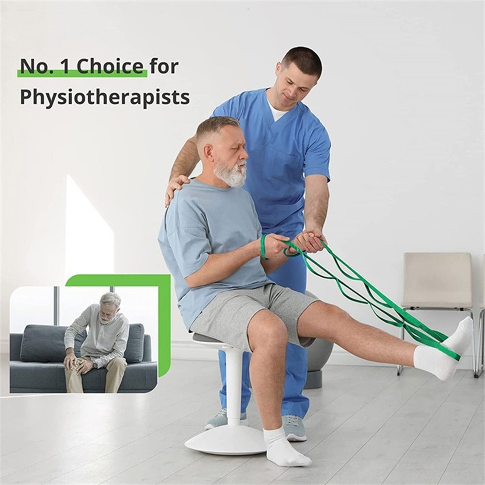 USA-Made Yoga Stretching Strap for Flexibility & Recovery | Boost Posture & Mobility