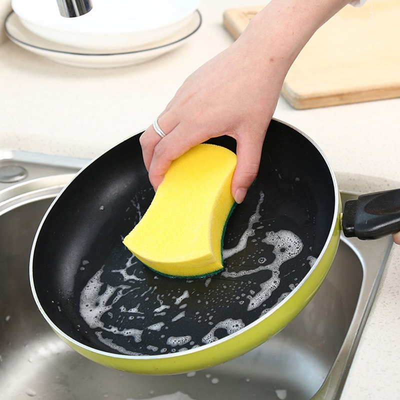Nano Emery Dishwashing Sponge For Rust Stains Removal Magic Clean Kitchen Brush 0