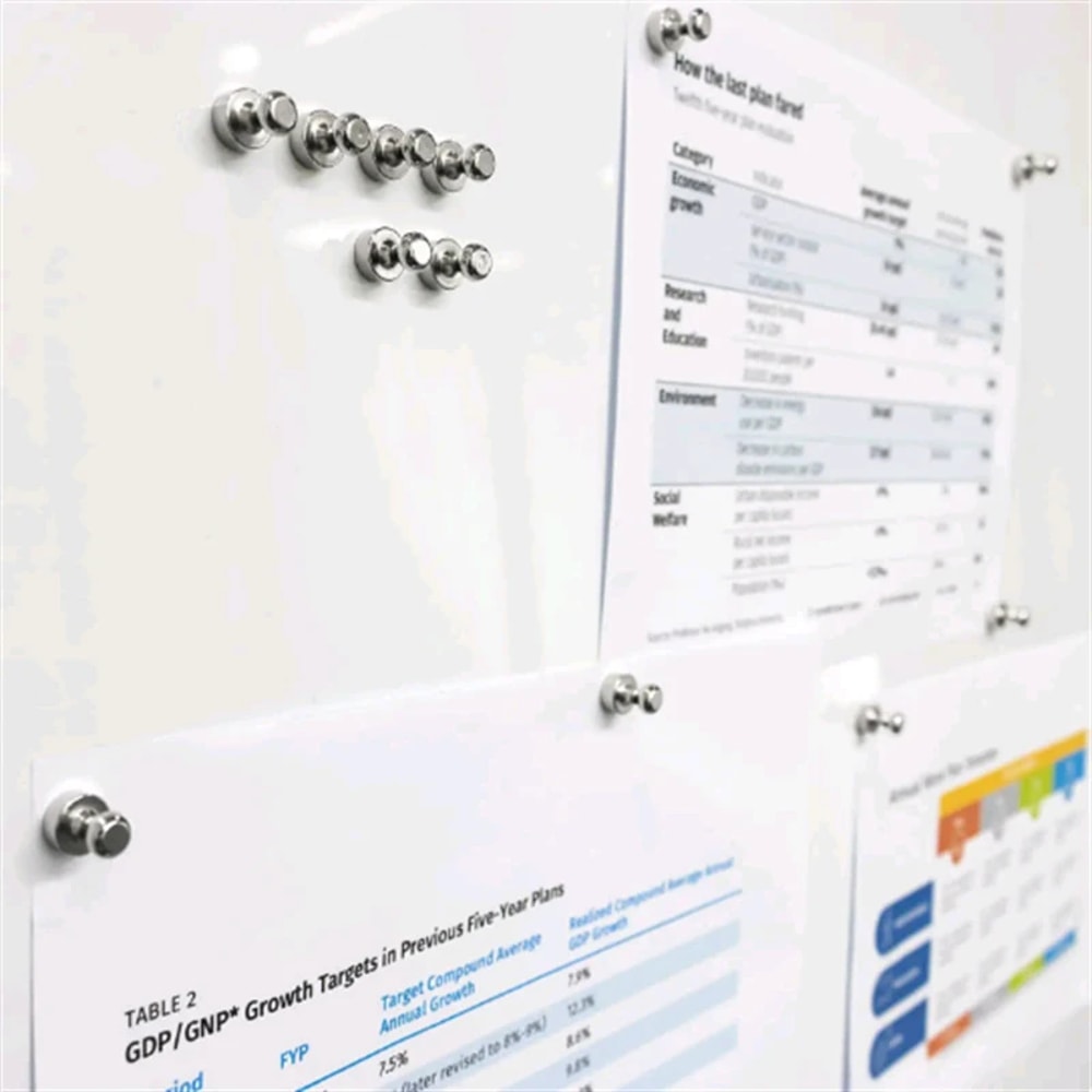 Magnetic Nail Teaching & Office Calligraphy Nails Strong Whiteboard Magnet for Refrigerator and Painting