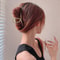 Elegant Gold Color Hollow Geometric Hair Claw for Women Metal Hairpin, Fashion Hair Accessories