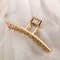 Elegant Gold Color Hollow Geometric Hair Claw for Women Metal Hairpin, Fashion Hair Accessories