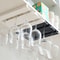 SpaceSaving Stemware Wall Display Reinforced Plastic Wine Glass Holder For Kitchen Bar Storage 5