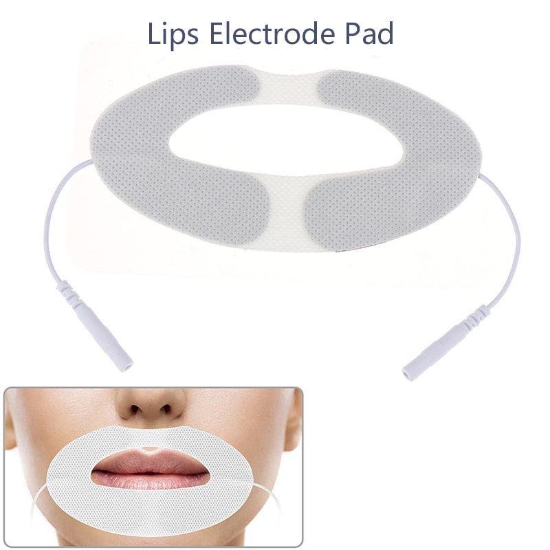 Lips Electrode Pad for Massager Non-Woven Fabric Pulse Replacement Accessory