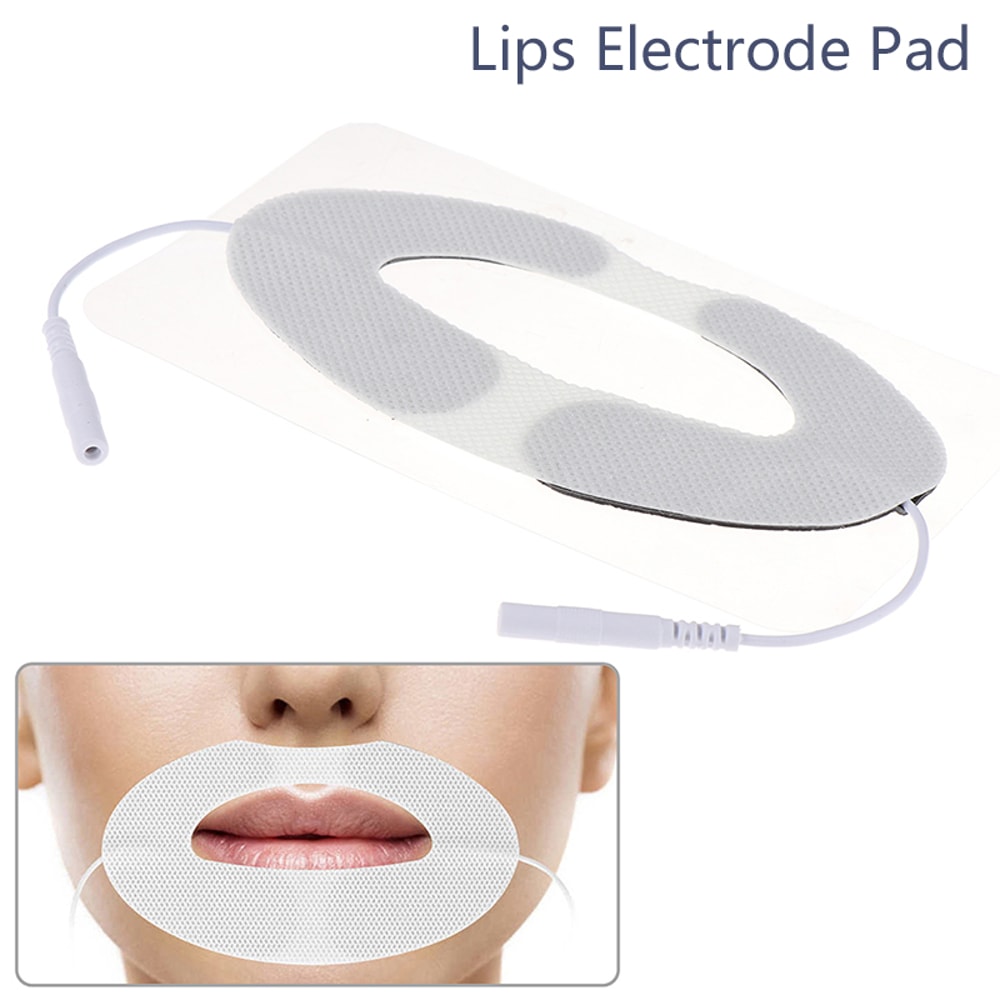Lips Electrode Pad for Massager Non-Woven Fabric Pulse Replacement Accessory