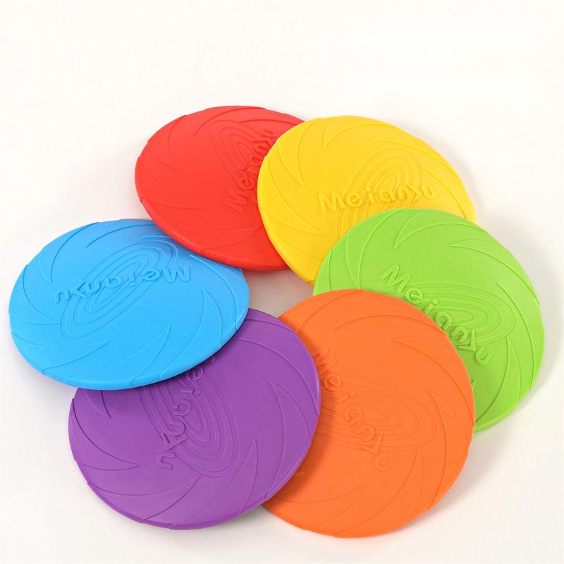 Interactive Flying Disc Toy for Dogs Durable Multifunctional Pet Training & Outdoor Play Disc for Puppies