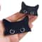 Embroidered Black Cat Patch Cute Iron-On Patch for Clothing, Jeans, & Jackets