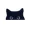 Embroidered Black Cat Patch Cute Iron-On Patch for Clothing, Jeans, & Jackets