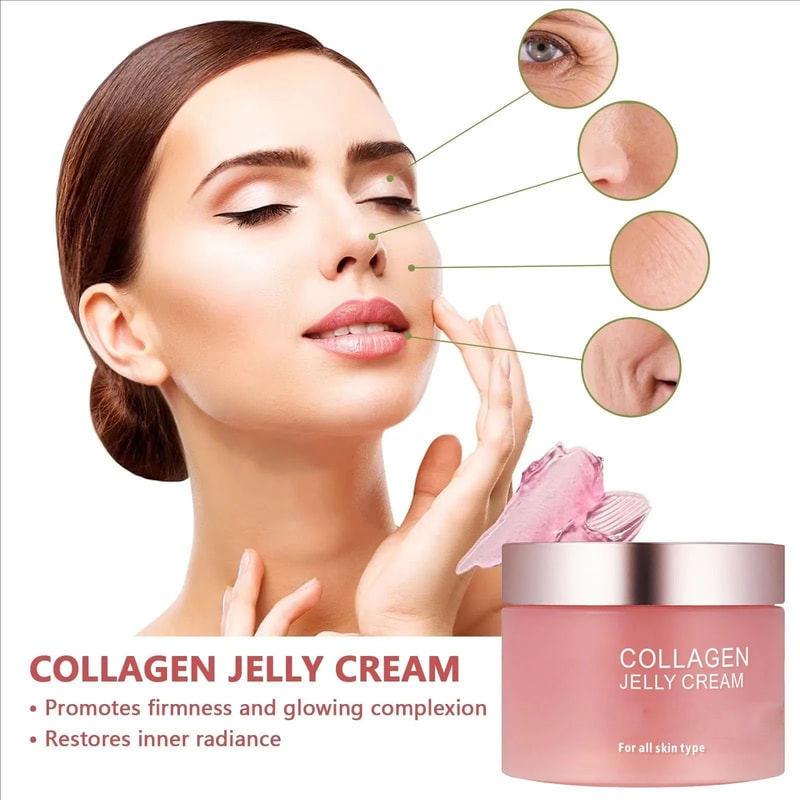Sakura Collagen Jelly Mask Niacinamide & Hydrolyzed Collagen for Skin Barrier & Deep Hydration
