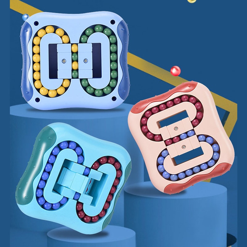 Rotating Magic Bean Fingertip Toy Montessori Educational Puzzle For Kids And Adults 2