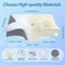 Ergonomic Memory Foam Pillow for Better Sleep Neck Support, Cervical Orthopedic Travel Pillow
