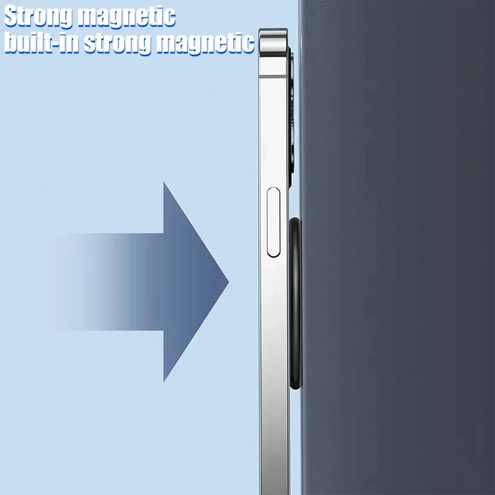 MagSafe Magnetic Ring Holder For IPhone Strong Adhesive Cellphone Wall Mount Stand For Phones And 1