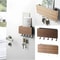 Bamboo Wall Hanging Key Rack Hooks for Coats, Keys & Home Organization