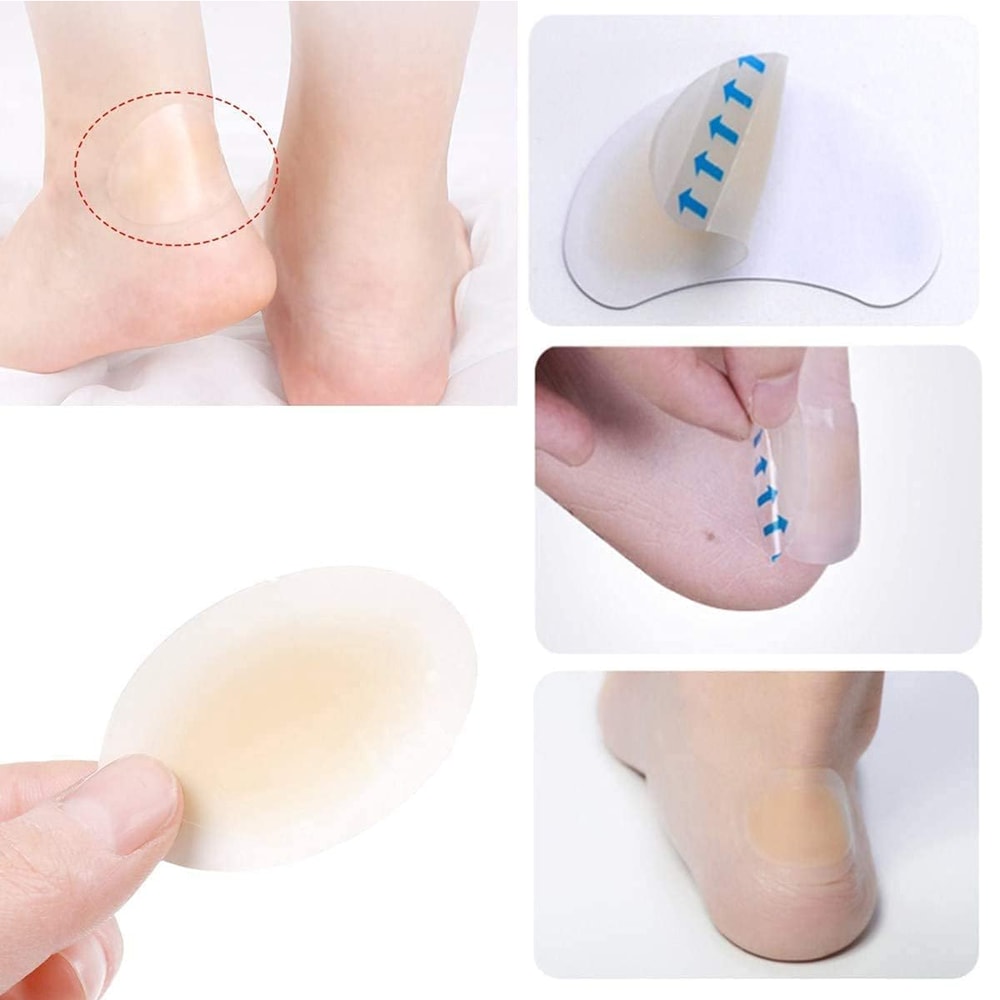 Invisible Hydrocolloid Gel Blister Bandages For Heel Foot And Toe Skin Protection Cushion Pads 3