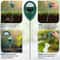 Soil Moisture Meter for House Plants and Lawn No Batteries Required, Easy-to-Use Hygrometer Sensor for Gardening