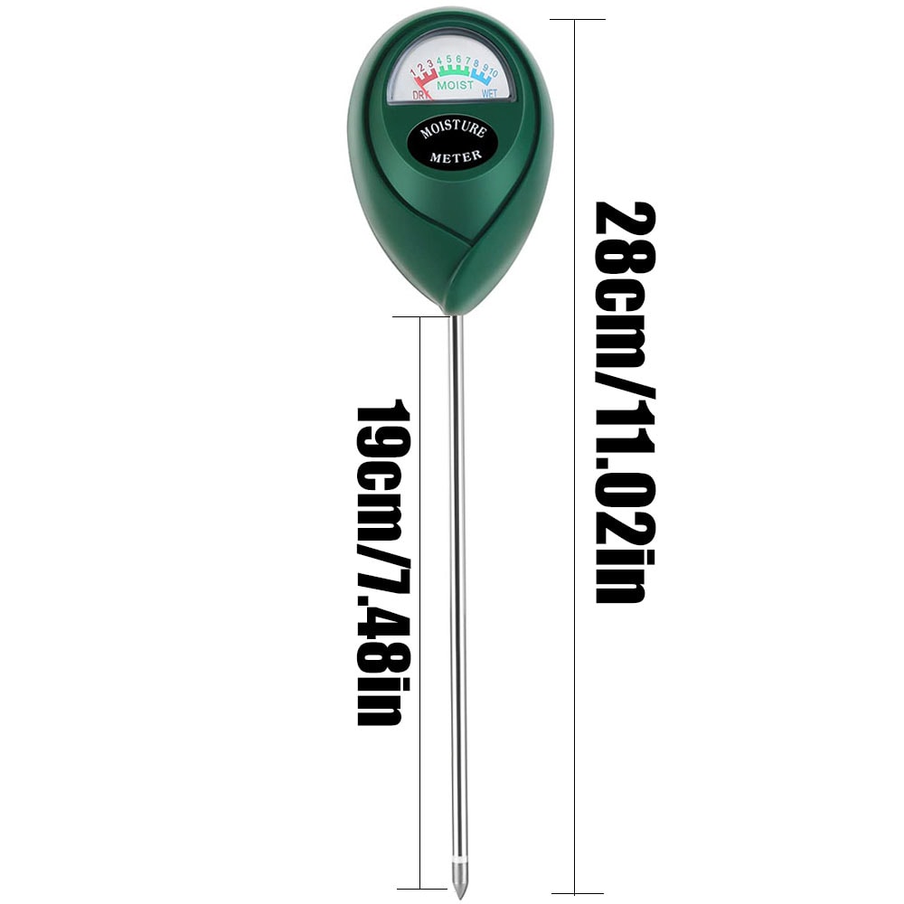 Soil Moisture Meter for House Plants and Lawn No Batteries Required, Easy-to-Use Hygrometer Sensor for Gardening
