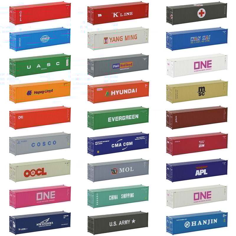 Shipping Container Cubes For Model Railway Layouts Realistic Scalable Design For Perfect Detailing 0