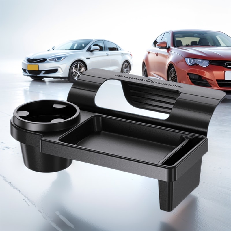 Multi-Functional Car Organizer with Cup Holder Window Storage Pocket & Hanging Rack for Car Interior