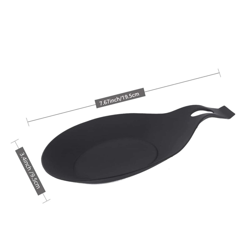 Silicone HeatResistant Placemat Pot Holder Tray NonSlip Coaster Spoon Pad For Kitchen 5