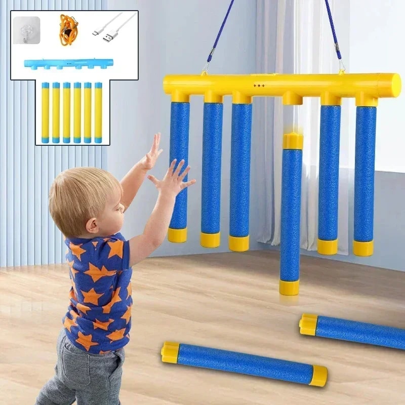 Falling Sticks Challenge Game Fun Reaction Training Toy For Family Interaction Parties 0