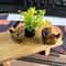 Handcrafted Wooden Kitten Figurine - Perfect Cat Decor & Gift Idea